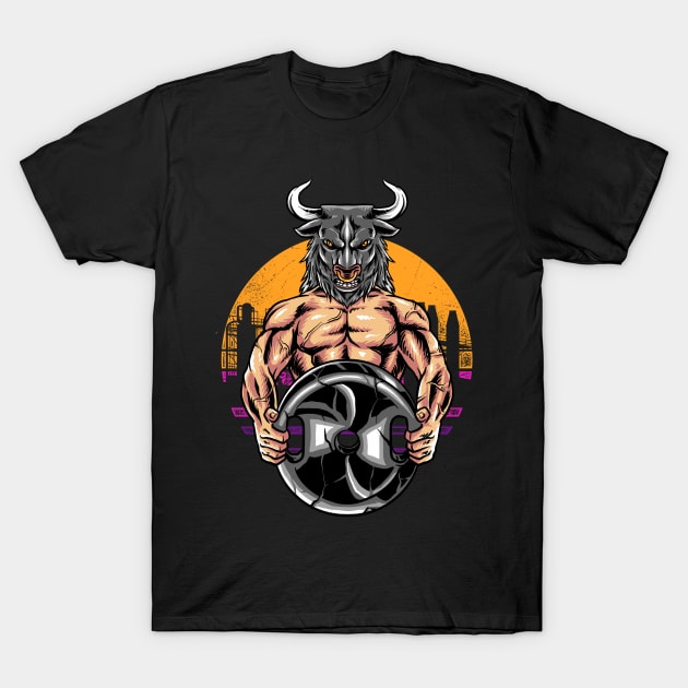 bulls gym T-Shirt by spoilerinc